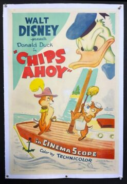 Chips Ahoy (1956) - Original One Sheet Movie Poster