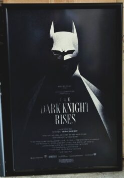 The Dark Knight Rises - Custom Framed (2012) - Limited Edition Mondo Screen print The Dark Knight Rises - Custom Framed (2012) - Limited Edition Mondo Screen print