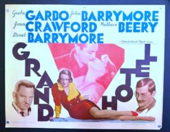 Grand Hotel (R1962) - Original Half Sheet Movie Poster