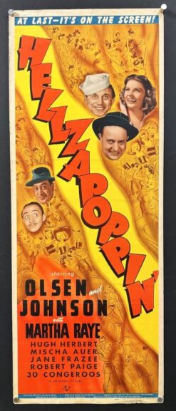 Hellzapoppin (1941) - Original Insert Movie Poster
