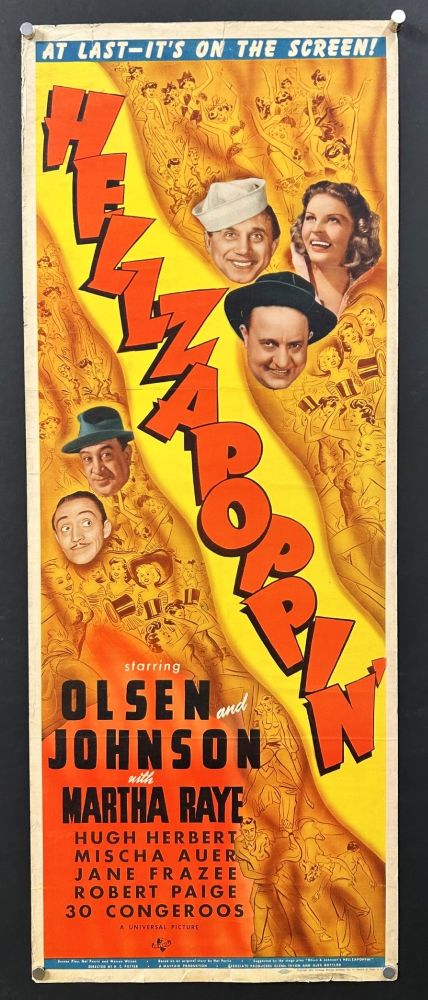 Hellzapoppin (1941) - Original Insert Movie Poster