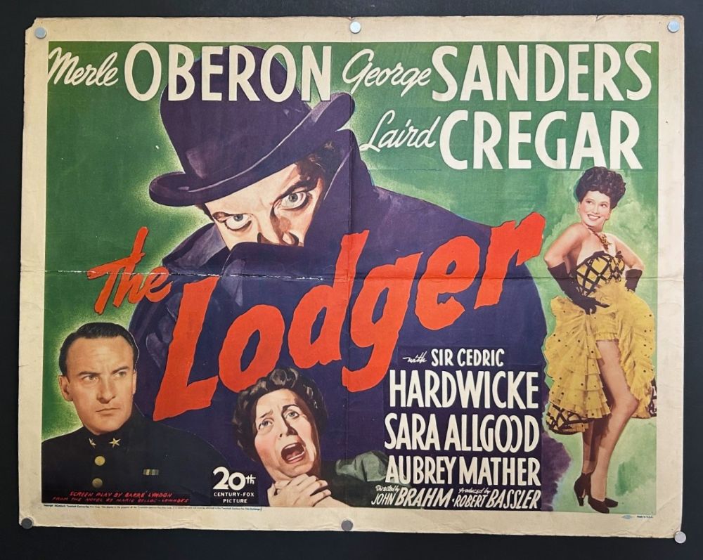 The Lodger (1944) - Original Half Sheet Movie Poster