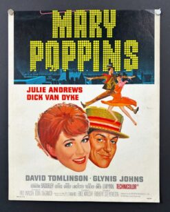 Mary Poppins (1964) - Original Window Card Movie Poster Mary Poppins (1964) - Original Window Card Movie Poster