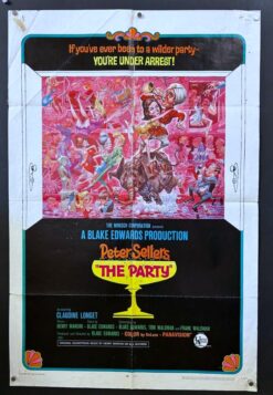 The Party (1968) - Original One Sheet Movie Poster The Party (1968) - Original One Sheet Movie Poster