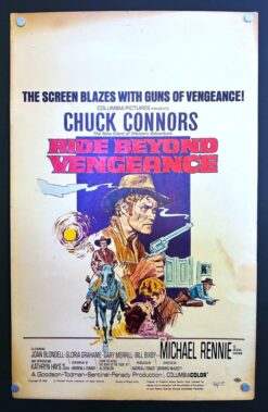 Ride Beyond Vengeance (1966) - Original Window Card Movie Poster