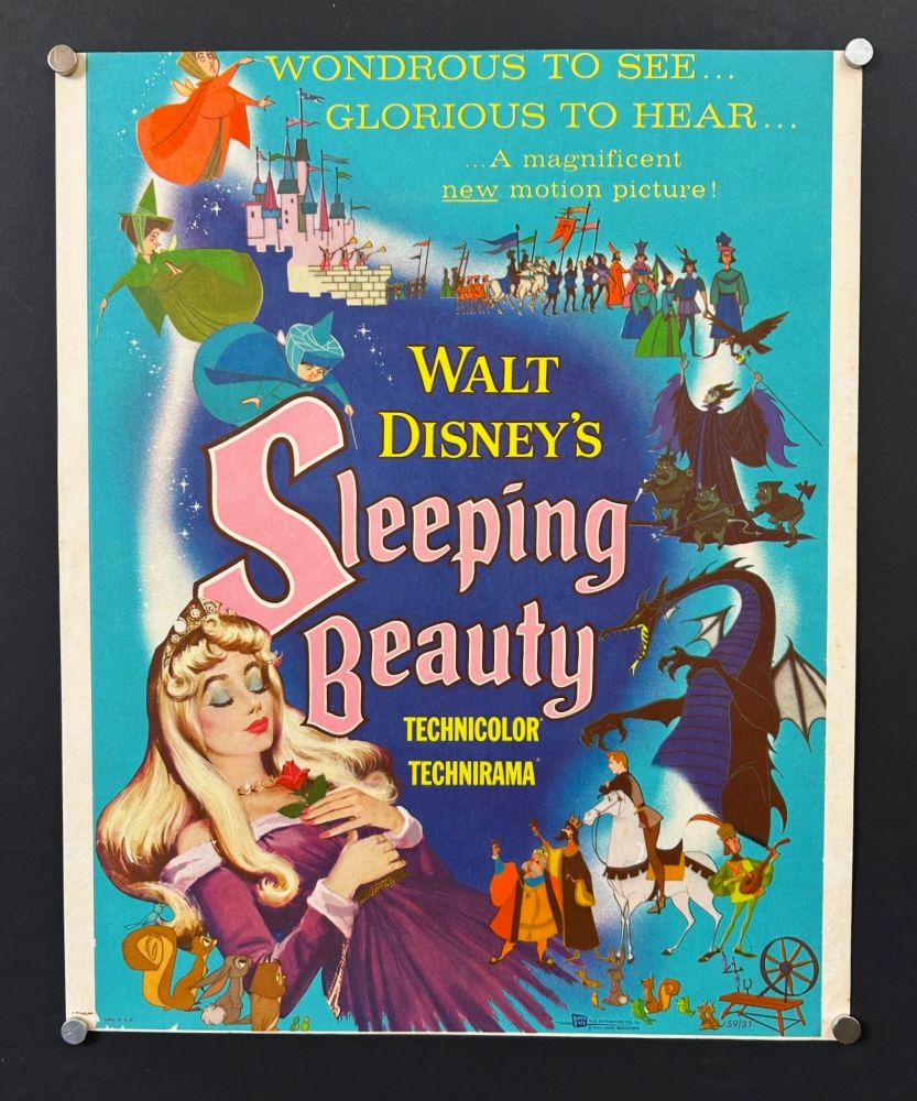 Sleeping Beauty (1959) - Original Window Card Movie Poster