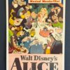 Alice In Wonderland (1951) - Original Insert Movie Poster
