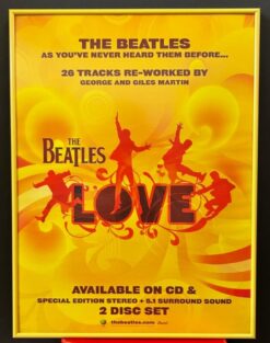 The Beatles Love Cirque du Soleil Framed Print (2006)