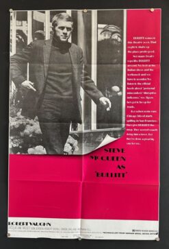 Bullitt (1968) - Original Movie Poster
