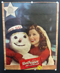 Dr. Pepper (1945) - Original Calendar Pinup, Poni Adams