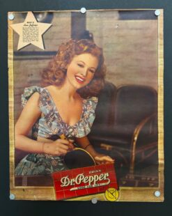 Dr. Pepper (1945) - Original Calendar Pinup, Ann Jeffries