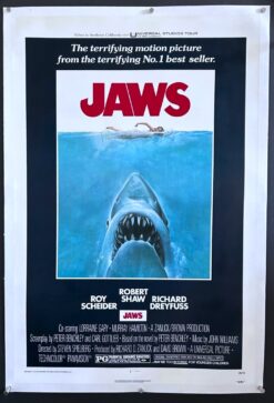 Jaws (1975) - Original One Sheet Movie Poster