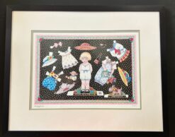 Mary Engelbreit Framed Paperdoll Numbered Print (2000)