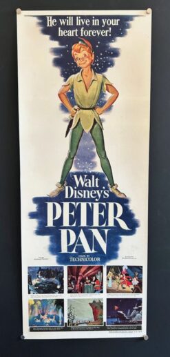 Peter Pan (R1953) - Original Insert Movie Poster