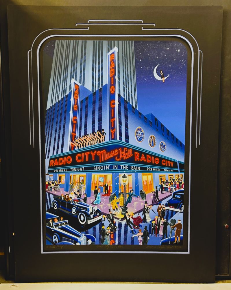 Radio City Music Hall by Melanie Taylor Kent (1989) - Original Serigraph Signed Artist Proof
