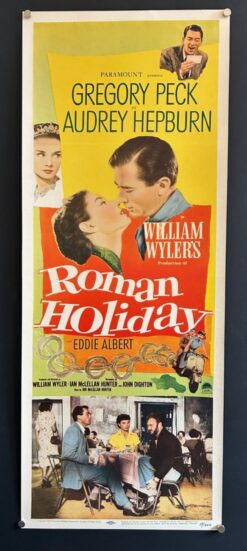 Roman Holiday (1953) - Original Insert Movie Poster
