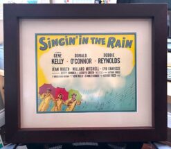 Singin' In the Rain (1952) - Framed Original Deluxe Title Card Movie Poster