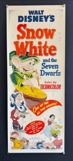 Snow White (R1951) - Original Insert Movie Poster
