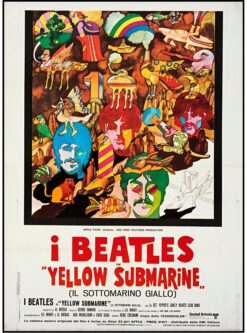 Yellow Submarine (R1970) - Original Italian Movie Poster