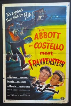 Abbott and Costello Meet Frankenstein (1948) - Original One Sheet Movie Poster