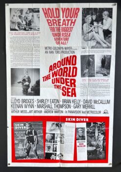 Around The World Under The Sea (1966) - Original One Sheet Movie Poster