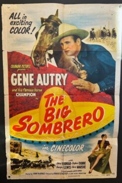 The Big Sombrero (1949) - Original One Sheet Movie Poster