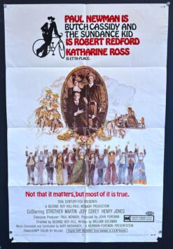 Butch Cassidy and the Sundance Kid (1969) - Original One Sheet Movie Poster