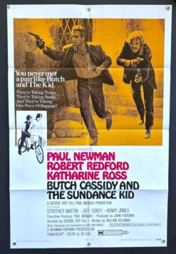 Butch Cassidy and the Sundance Kid (1969) - Original One Sheet Movie Poster