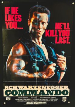 Commando (1985) - Original Video Movie Poster