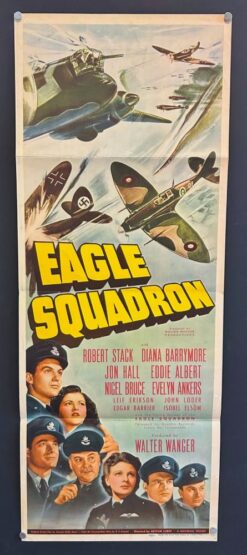 Eagle Squadron (1942) - Original Insert Movie Poster