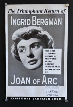 Joan Of Arc (R1957) - Original Pressbook Movie Poster