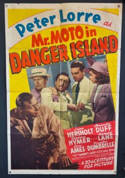 Mr. Moto In Danger Island (1939) - Original One Sheet Movie Poster