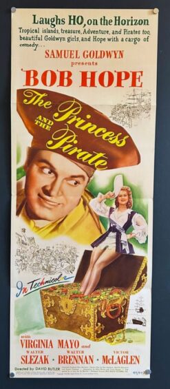 The Princess and the Pirate (1944) - Original Insert Movie Poster