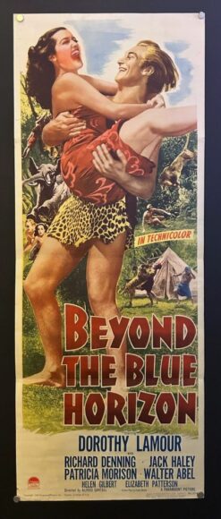 Beyond the Blue Horizon (1942) - Original Insert Movie Poster