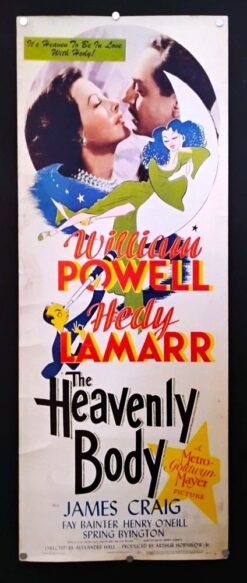 Heavenly Body (1944) - Original Insert Movie Poster