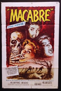 Macabre (1958) - Original One Sheet Movie Poster