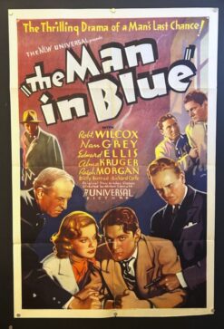 The Man In Blue (1937) - Original One Sheet Movie Poster