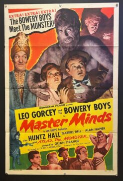Master Minds (1949) - Original One Sheet Movie Poster