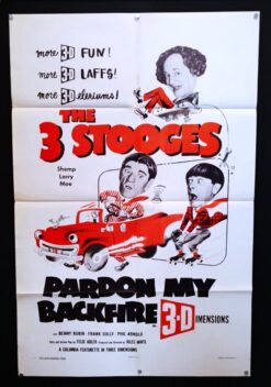 Pardon My Backfire (1953) - Original One Sheet Movie Poster