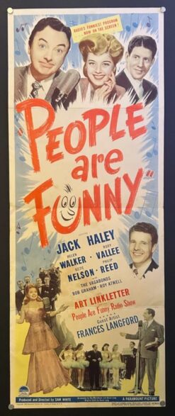 People Are Funny (1945) - Original Insert Movie Poster