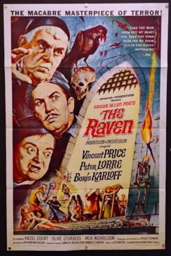 The Raven (1963) - Original One Sheet Movie Poster
