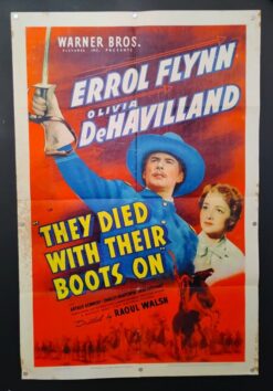 They Died With Their Boots On (1941) - Original One Sheet Movie Poster