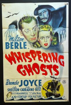 Whispering Ghosts (1942) - Original One Sheet Movie Poster