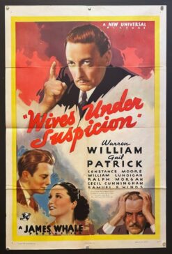 Wives Under Suspicion (1938) - Original One Sheet Movie Poster