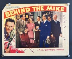 Behind the Mike (1937) - Original Lobby Card Movie Poster