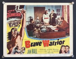 Brave Warrior (1952) - Original Lobby Card Movie Poster