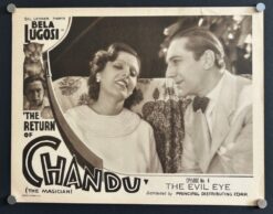 Return Of Chandu, The Magician (1934) - Episode 4 The Evil Eye Original Lobby Card Movie Poster