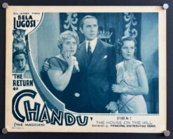 Return Of Chandu, The Magician (1934) - Episode 2 The House on the Hill Original Lobby Card Movie Poster