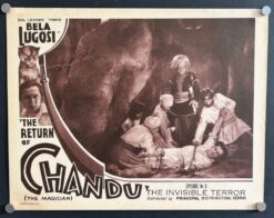 Return Of Chandu, The Magician (1934) - Episode 9 The Invisible Terror Lobby Card Movie Poster