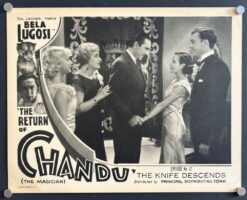 Return Of Chandu, The Magician (1934) - Episode 12 The Knife Descends 2 Card Set Lobby Card Movie Poster